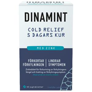 Dinamint 5 Days Cold Relief 40 tabs produkt bild