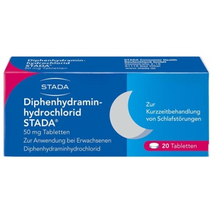 DIPHENHYDRAMINHYDROCHLORID STADA 50 mg Tabletten Produktbild