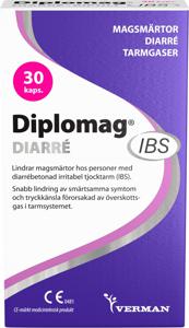 Diplomag IBS Diarré 30 kapslar produkt bild