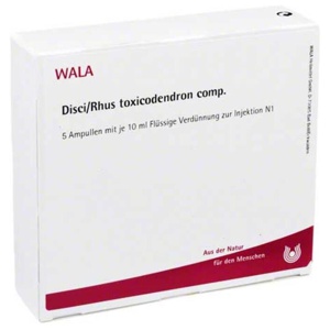 Disci / Rhus toxicodendron comp. Ampullen, 5X10 ml Ampullen Produktbild