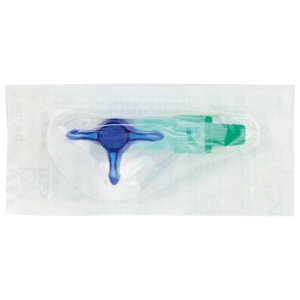 DISCOFIX C Dreiwegehahn blau Produktbild