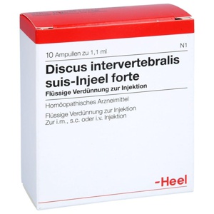 DISCUS INTERVERTEBRALIS suis Injeel forte Ampullen Produktbild
