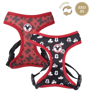 Disney® Mickey Mouse Vadderad Reversibel Hundsele - XXS/XS produkt bild