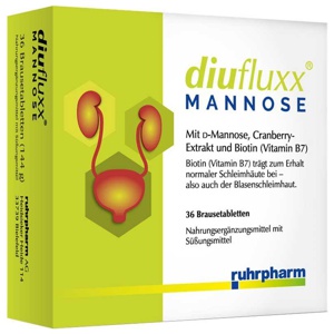 DIUFLUXX Mannose Brausetabletten Produktbild