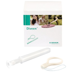Diveen intravaginal kontinenstampong M 15 stk produktbilde