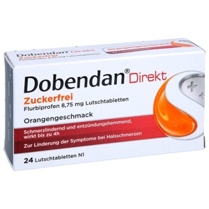 DOBENDAN Direkt zuckerfrei Flurbiprofen 8,75mg Lut Produktbild