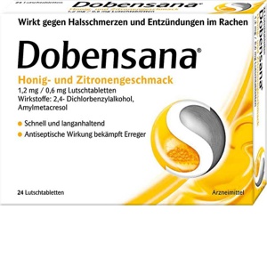 DOBENSANA Honig- u.Zitronengeschm.1,2mg/0,6mg Lut. Produktbild