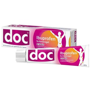 Doc Ibuprofen Schmerzgel 5%, 150 g Gel Produktbild