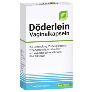 DÖDERLEIN Vaginalkapseln mit Milchsäurebakterien Produktbild