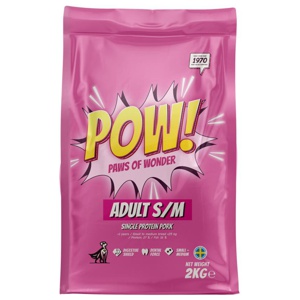 Dog Adult Small/Medium Pork Torrfoder för Hund - 2 kg produkt bild