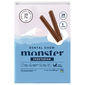 Dog Dental Chew Vegetarian - Large 28-pack produkt bild