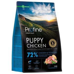 Dog Puppy Chicken & Potatoes Hundfoder 3kg produkt bild