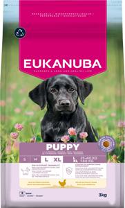 Dog Puppy Large Torrfoder för hund 3kg produkt bild