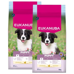 Dog Puppy Medium Torrfoder För Hund 15kg produkt bild