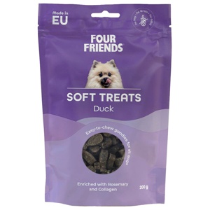 Dog Soft Treats Duck Hundgodis - 200 g produkt bild