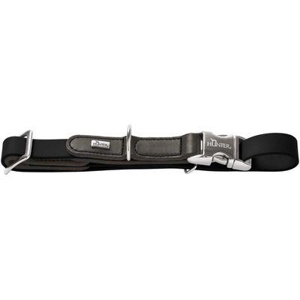 Dog Sport HUNTER Hundehalsung wolmar biothane x leder alu strong schwarz M Produktbild