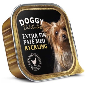 Delikatess Extra Fin Paté till Hund med Kycklingsmak - 11 st x 150 g produkt bild