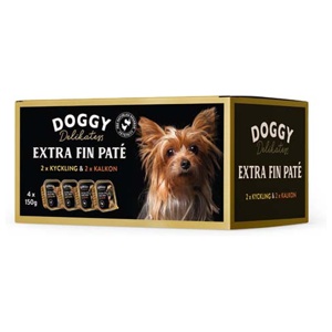 Multibox Extra Fin Paté med Kalkon & Kyckling för hund - 4 x 150 g produkt bild
