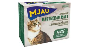Doggy Mjau Pouch Multibox Kastrerad i Gelé 8 x 85 g produkt bild