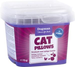 Dogman Cat Pillows Kyckling/Tranbär, 75 g produkt bild