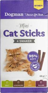 Dogman Cat Sticks Mini 48 g produkt bild