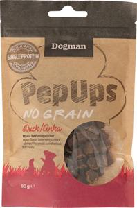 Dogman Pep Ups No Grain anka, 90 g produkt bild