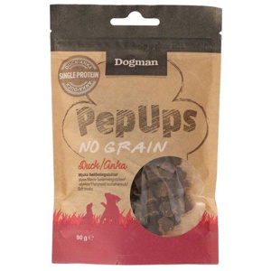 Dogman Pep Ups No Grain godbiter and 90 g produktbilde