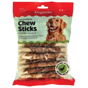 Dogman Tyggepinner m/and, 313 g produktbilde