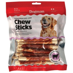Dogman Tyggepinner m/lam, 300 g produktbilde