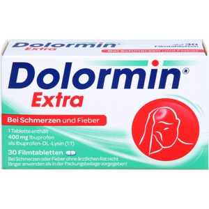 Dolormin® Extra Ibuprofen bei Kopfschmerzen Produktbild