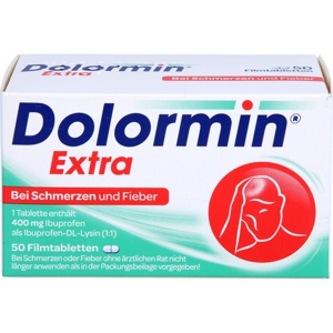 Dolormin® Extra Ibuprofen bei Kopfschmerzen Produktbild