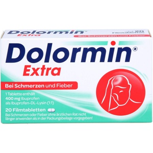 Dolormin® Extra Ibuprofen bei Kopfschmerzen Produktbild