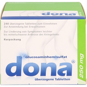 DONA 250 mg überzogene Tabletten Produktbild