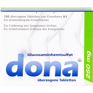 DONA 250 mg überzogene Tabletten Produktbild