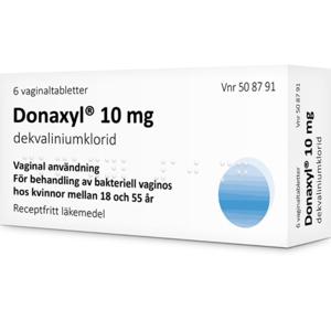 Donaxyl vaginaltablett 10 mg Ebb Medical 6 st produkt bild