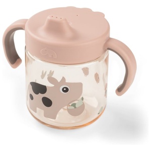 Done By Deer Pipmugg med två handtag Tiny Farm (Powder) produkt bild