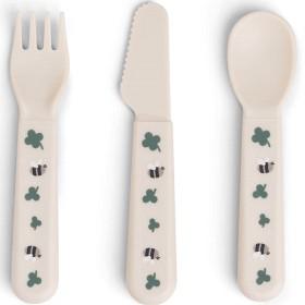 Done by Deer Foodie Cutlery Set Tiny Farm, Sand produkt bild
