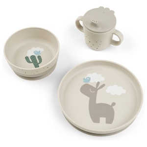 Done by Deer Foodie Dinner Set Lalee Sand produkt bild