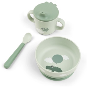 Done by Deer Foodie Första Middagen Happy Clouds Grön 1 set produkt bild