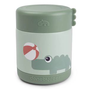 Done by Deer Insulated Food Jar Playground Green 300 ml produkt bild