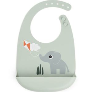 Done by Deer Silicone Bib, Playground Green produkt bild