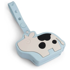 Done by Deer Silicone Pacifier Pouch Dotti Blue produkt bild