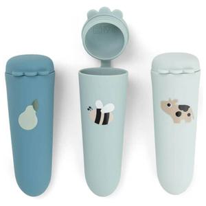 Done by Deer Silikonform Isglass Dotti Blue 3-pack produkt bild