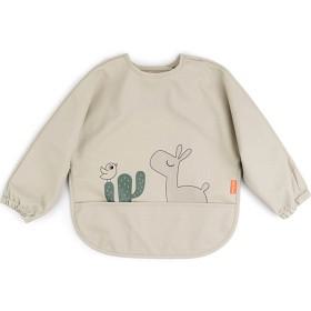 Done by Deer Sleeved Pocket Bib Lalee, Sand produkt bild