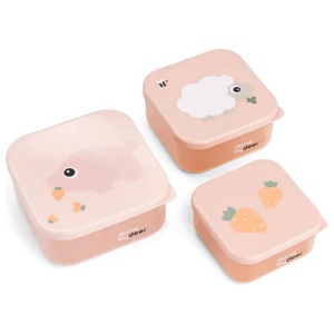 Done by Deer snack box set Tiny Farm 3 delar powder produkt bild