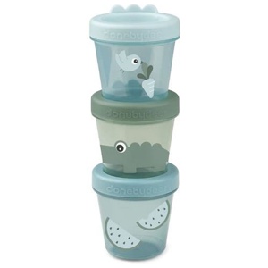 Done by Deer snackslådor 3-pack Croco green produkt bild