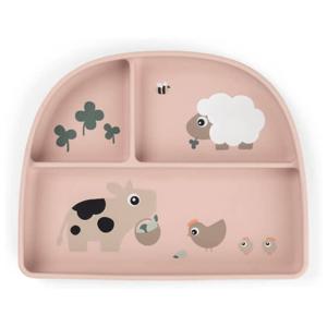 Done by Deer stick&stay indelad tallrik Tiny farm powder produkt bild