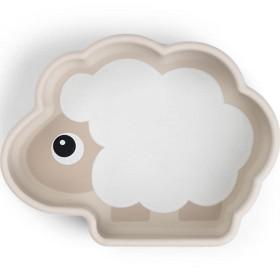 Done by Deer stick&stay snackstallrik Sheepy sand produkt bild