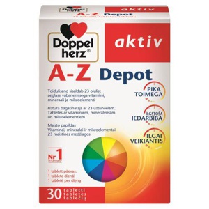 Doppelherz Aktiv A-Z depootabletid N30 toote pilt