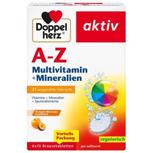 Doppelherz A-Z Multivitamin+Mineralien Brausetabl. Produktbild